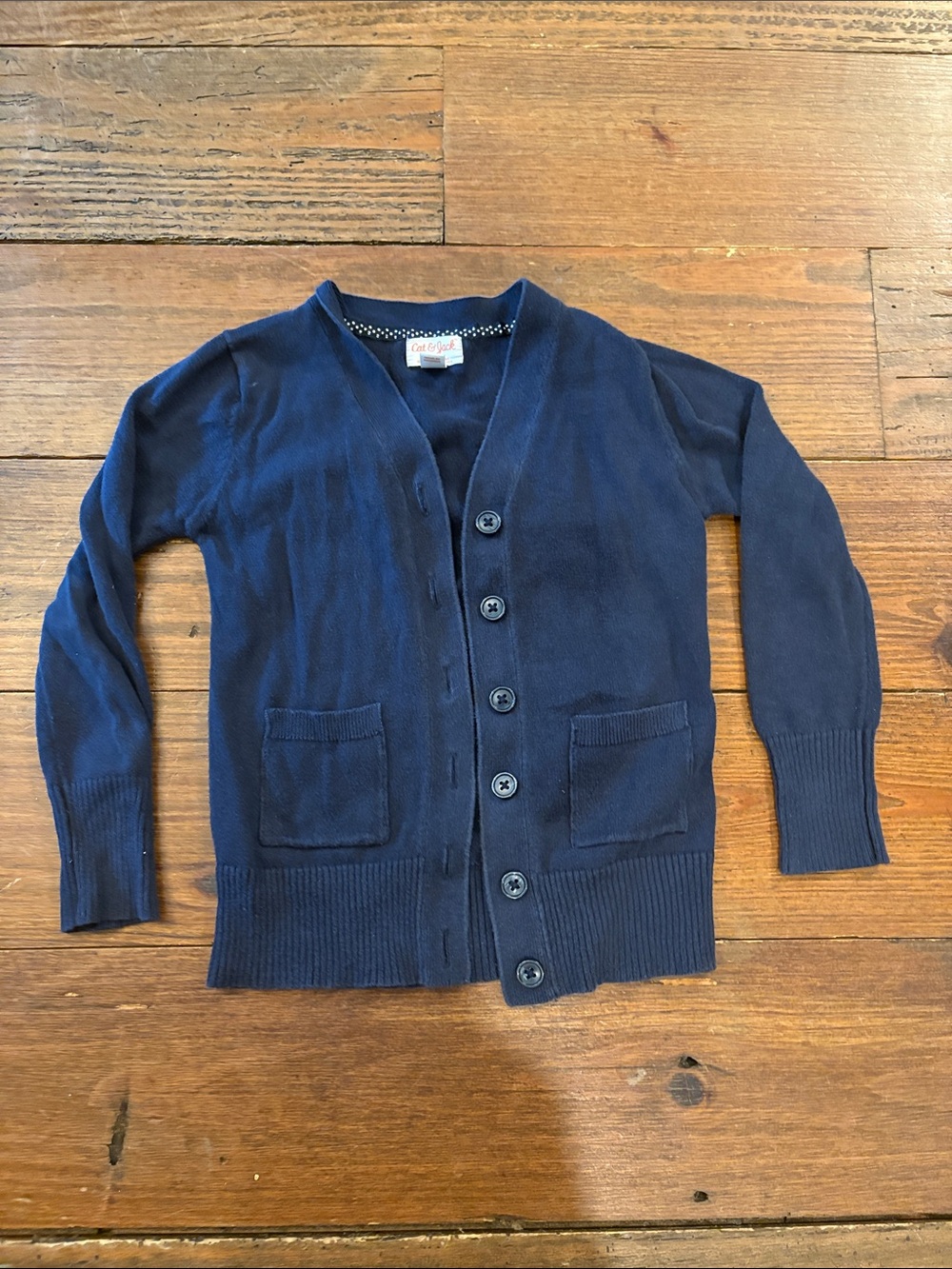 Cat & Jack Navy School Uniform Top